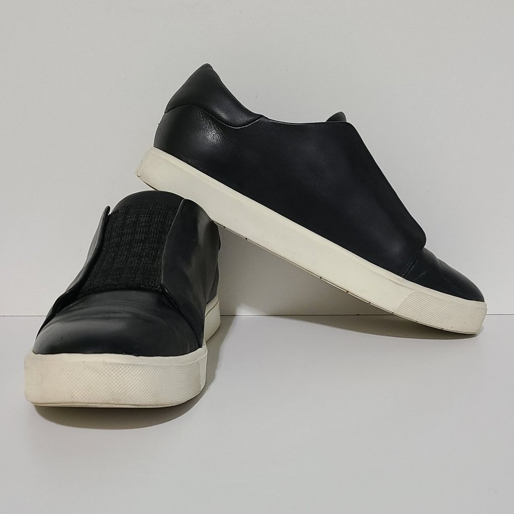 Vince Black Leather Cantara Sneaker